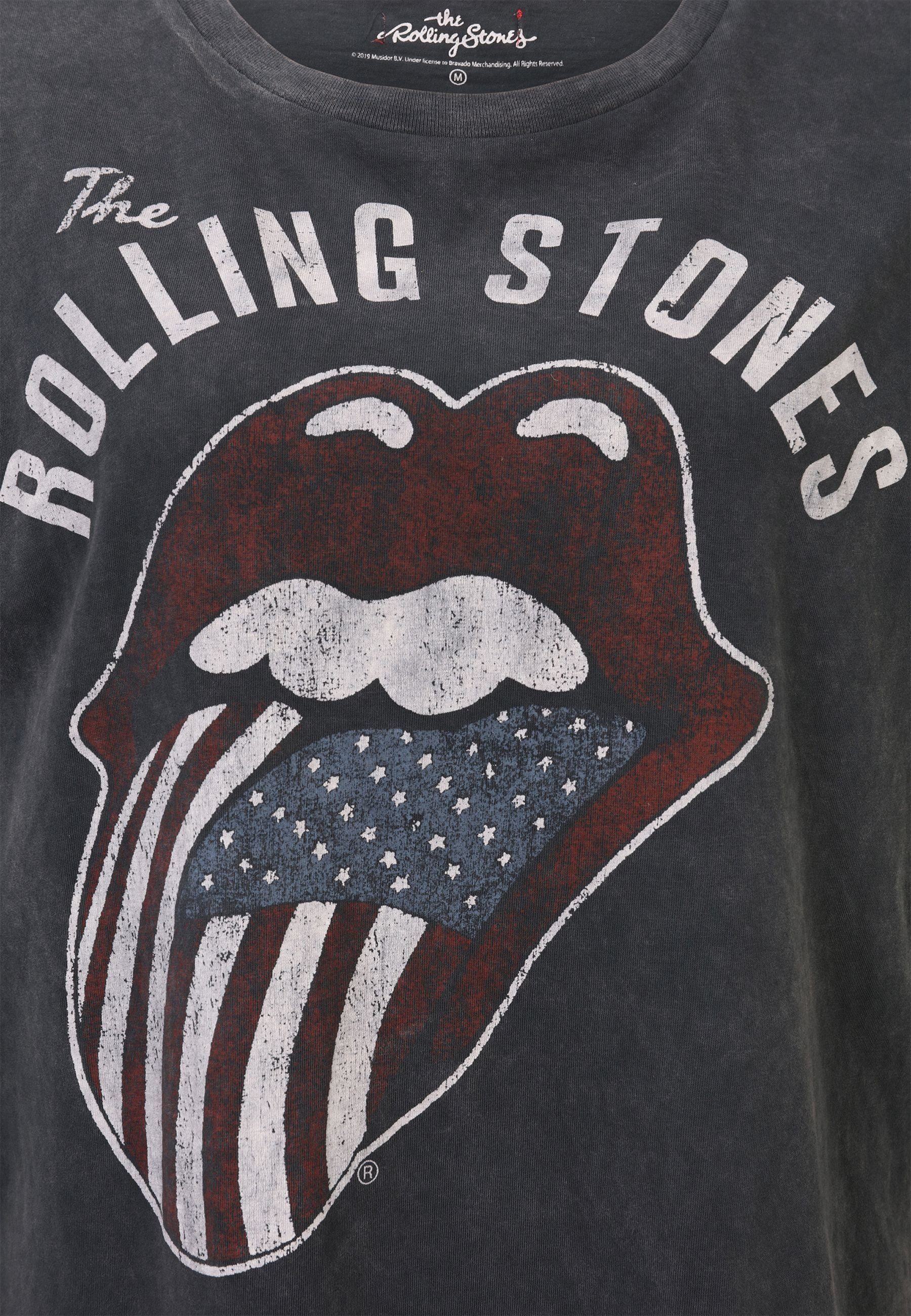 Vestino Kurzarmshirt THE ROLLING STONES (1-tlg) Oversized