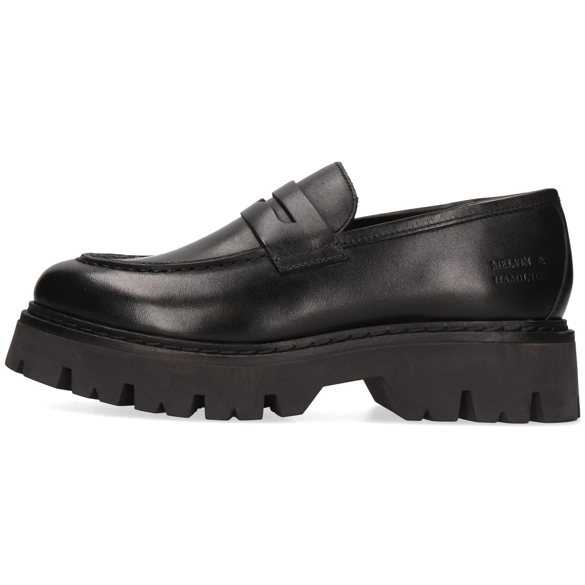 Melvin & Hamilton Thelia 7 Leder-Loafers für Damen Loafer Flache Absätze, Echtes Leder, Vegetabile Gerbung