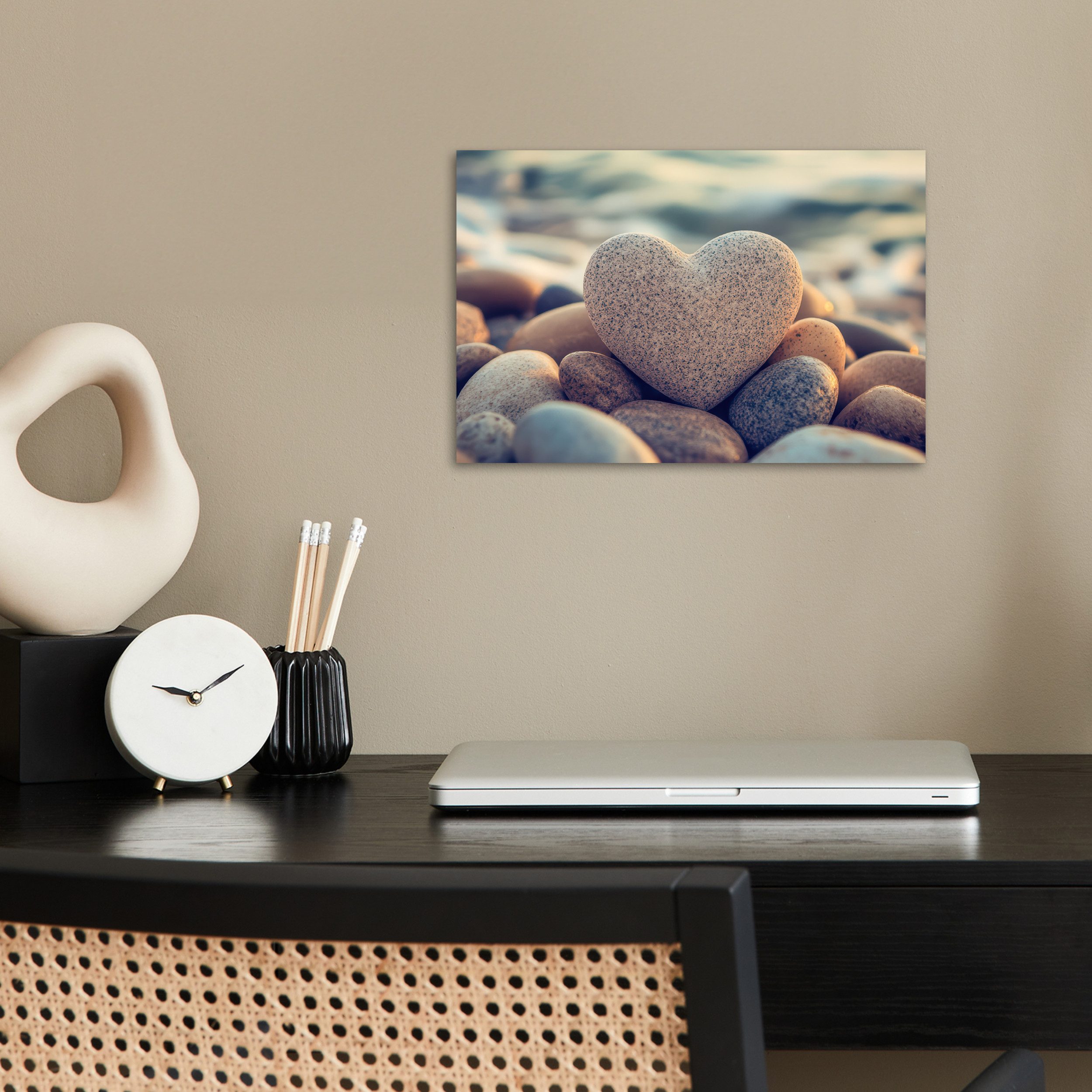 MuchoWow Poster Herz - Steine - günstig online kaufen