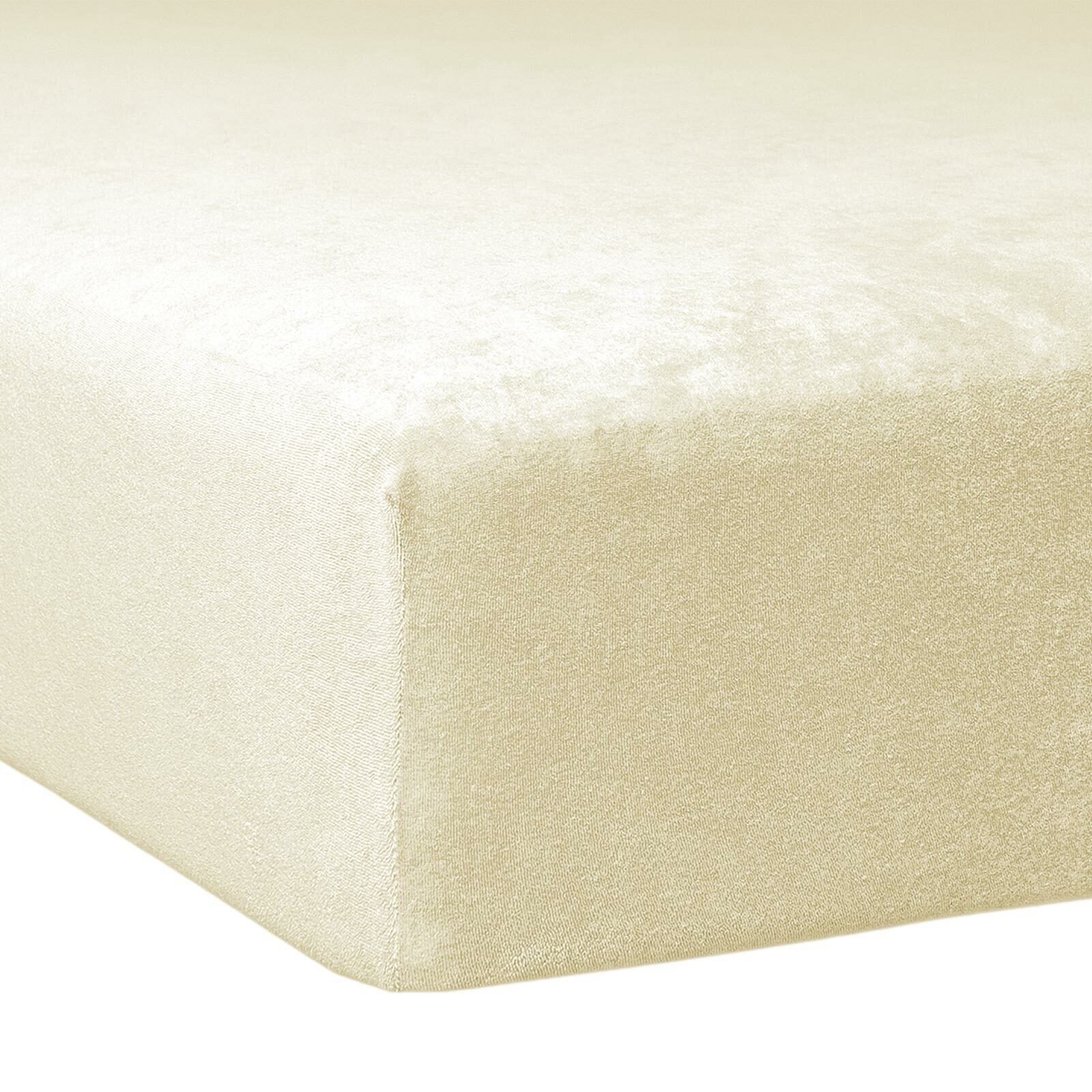 TRAUMSCHLAF Spannbettlaken Flausch Biber Boxspring, Biber, Gummizug: Rundumgummi, (1 Stück), warme weiche Qualität