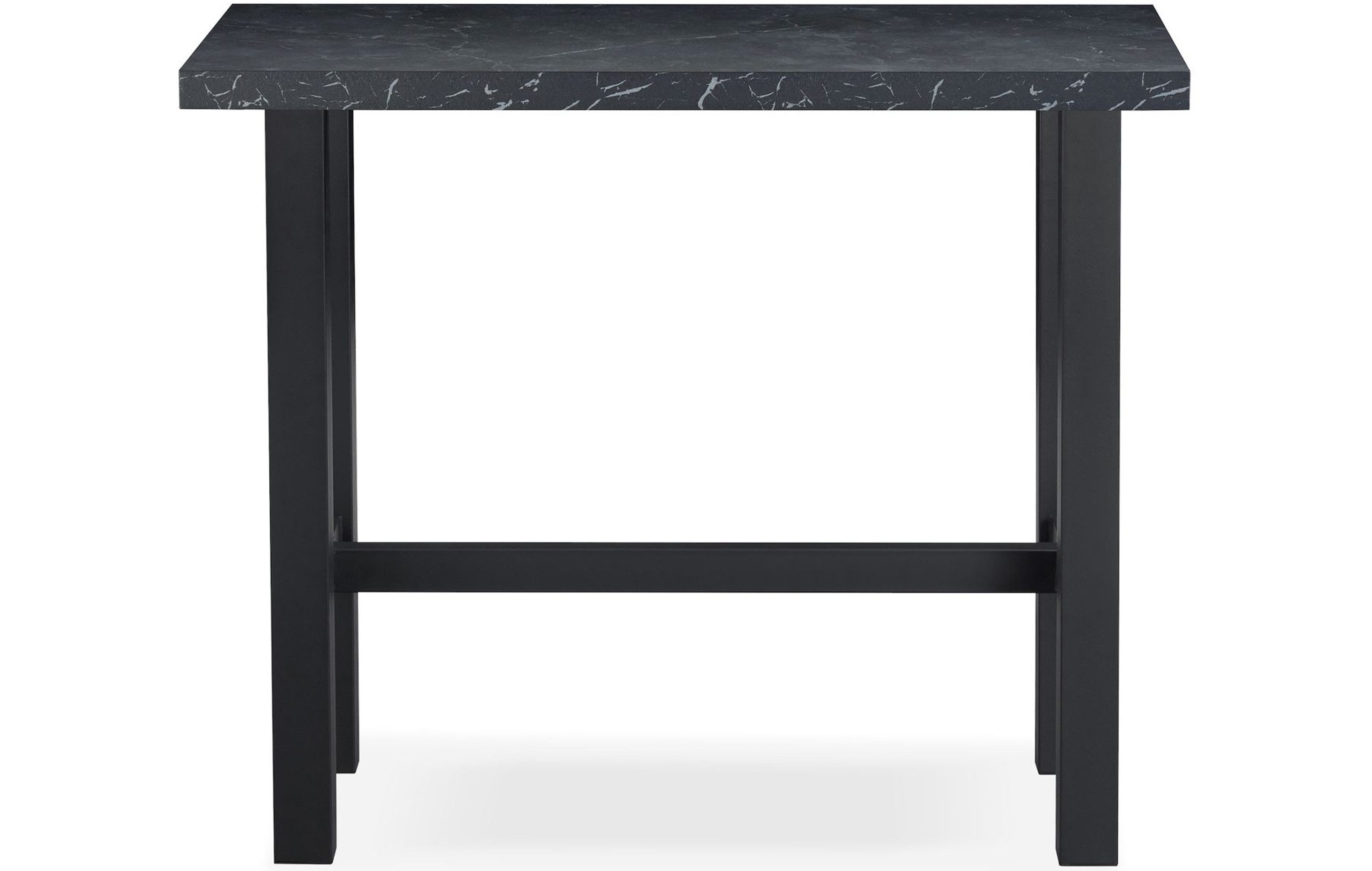 DUBI Möbel Bartisch LOTTE, schweres 4-Fuß oder X-Gestell, Metallgestell, Holztischplatte aus MDF