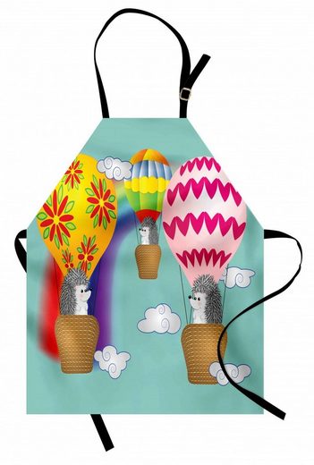 Abakuhaus Kochschürze »Höhenverstellbar Klare Farben ohne verblassen«, Igel Tiere in Luftballons