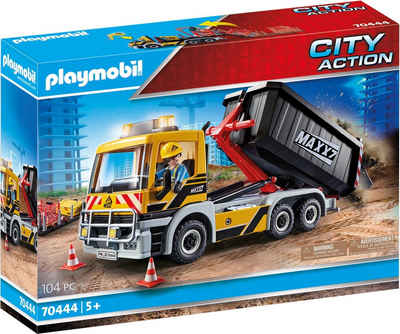 Playmobil® Konstruktions-Spielset »LKW mit Wechselaufbau (70444), City Action«, (104 St), Made in Europe