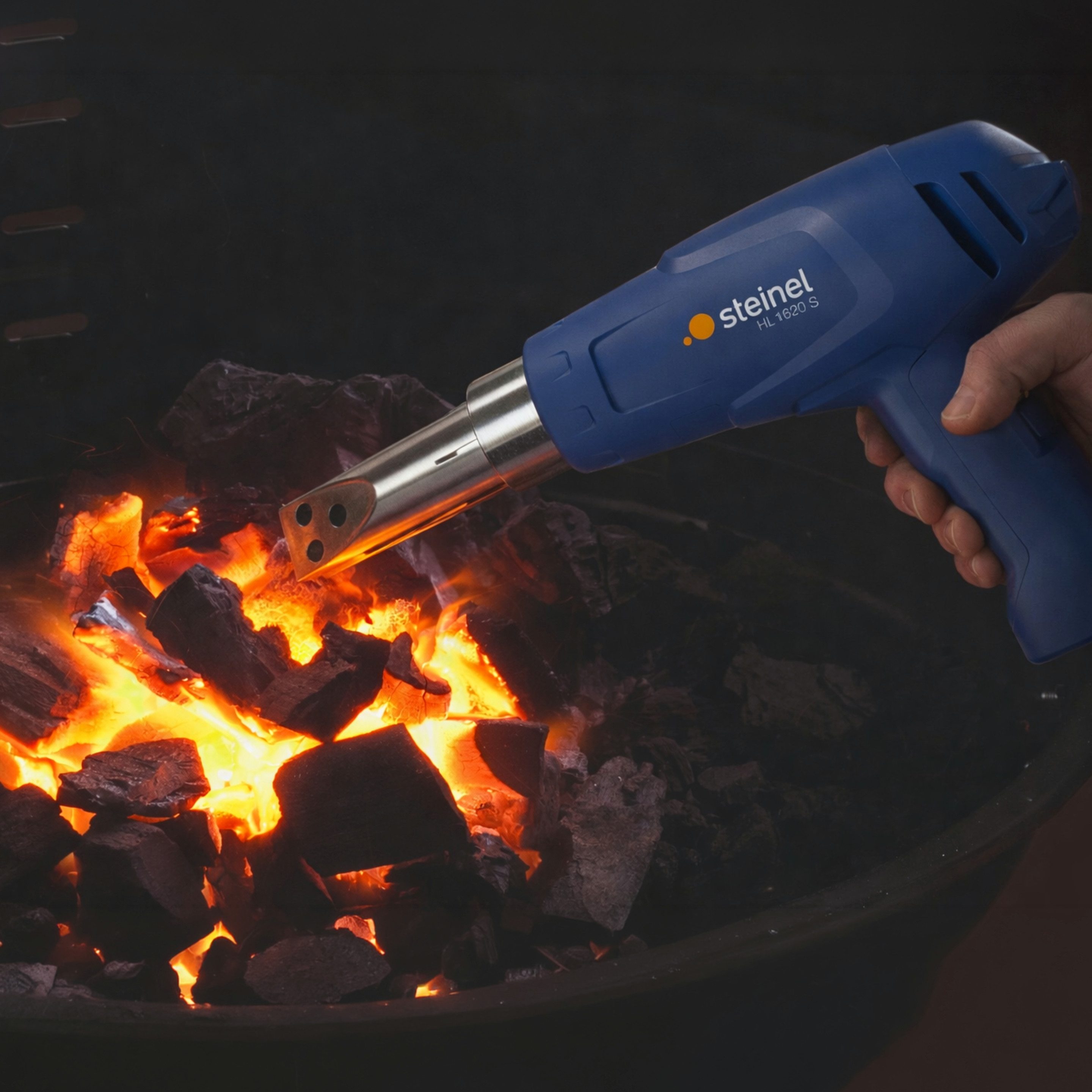 steinel Heißluftgebläse HL 1620 S, bis max. 500,00 °C, integrierte Thermosicherung, Zwei Temperaturstufen (300° und 500° C)