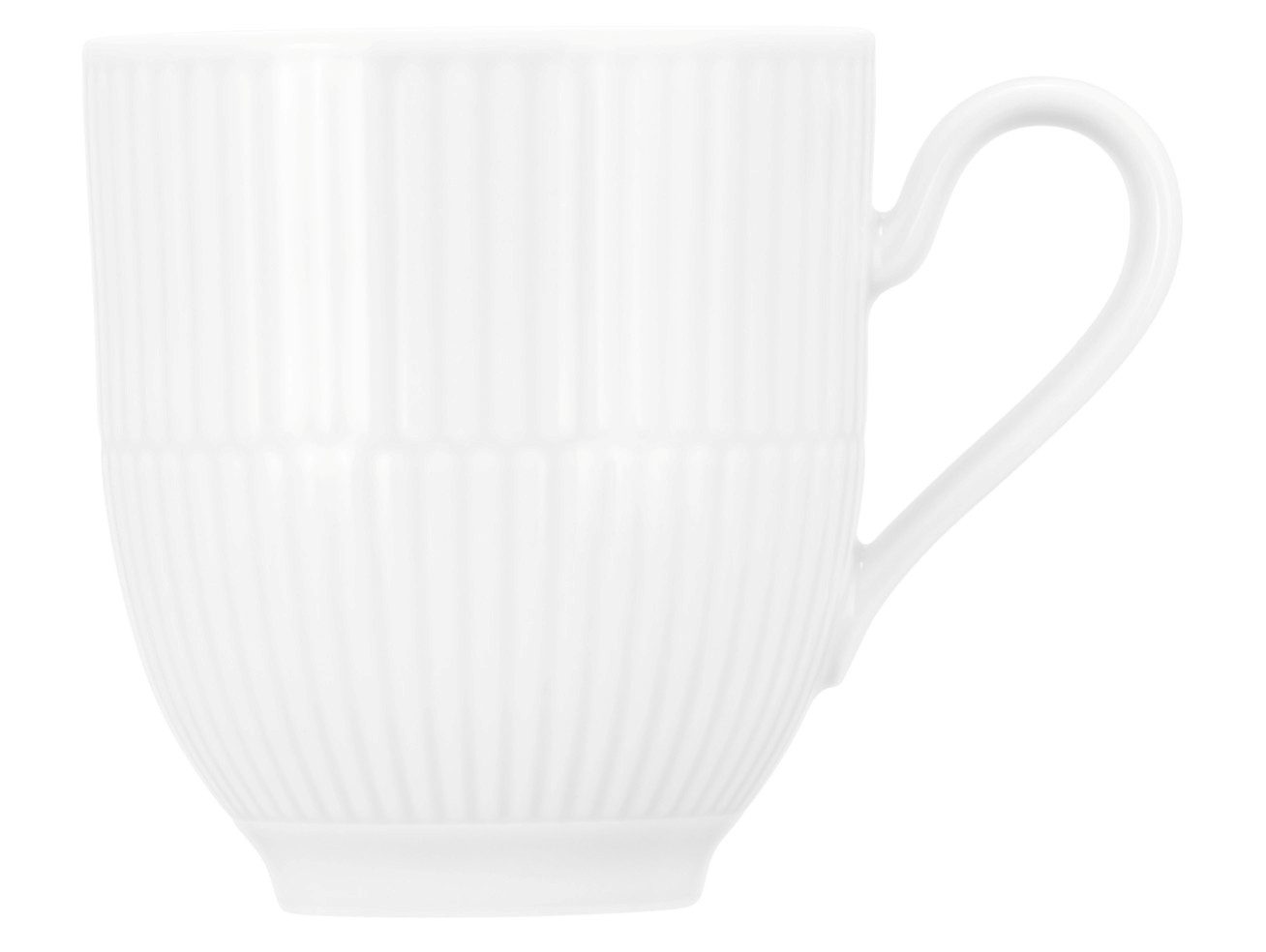 Seltmann Weiden Becher Amina, 1-tlg., Porzellan, Kaffeebecher, Tasse, mit Relief