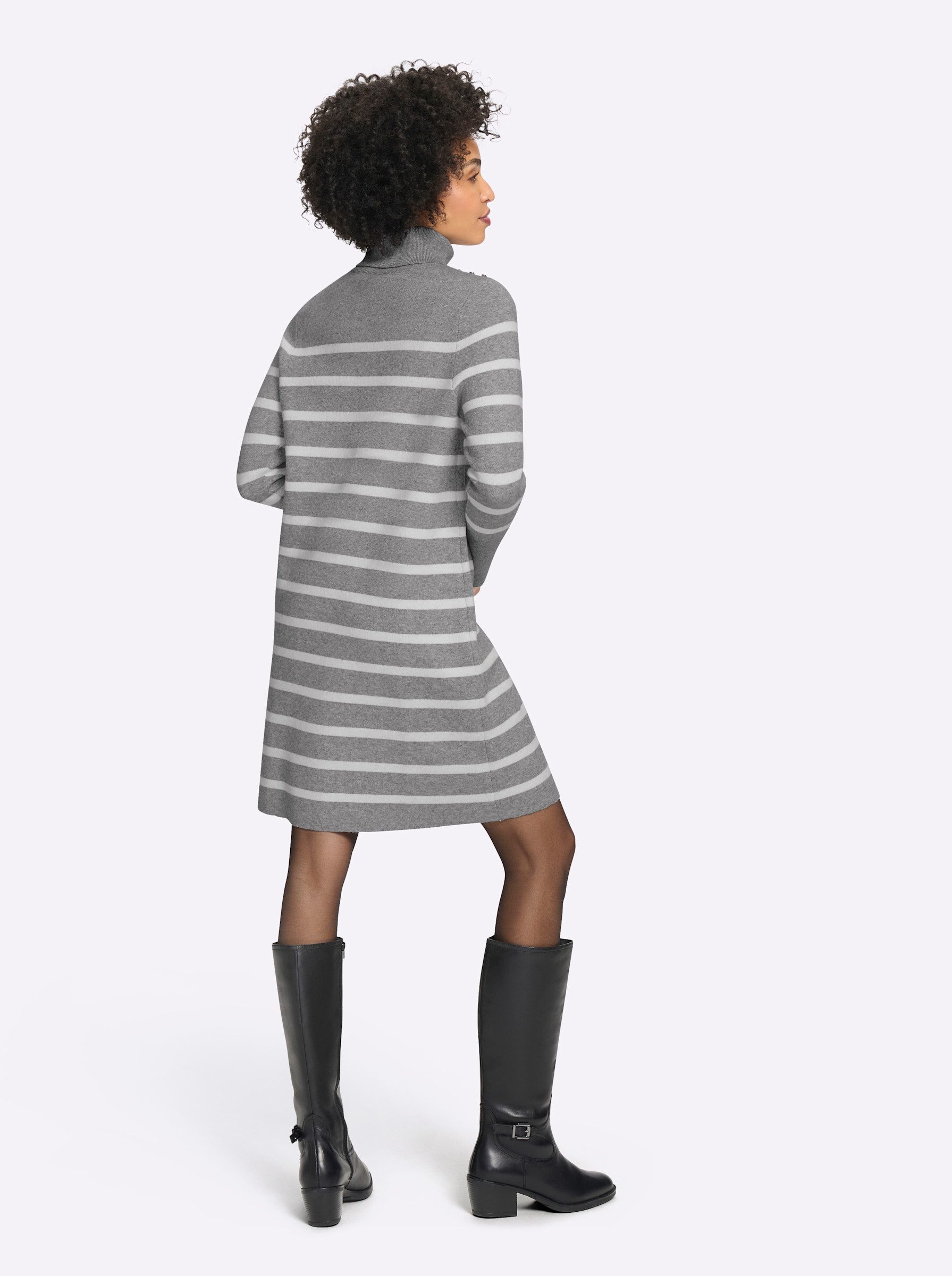 heine Etuikleid Strickkleid Langarm