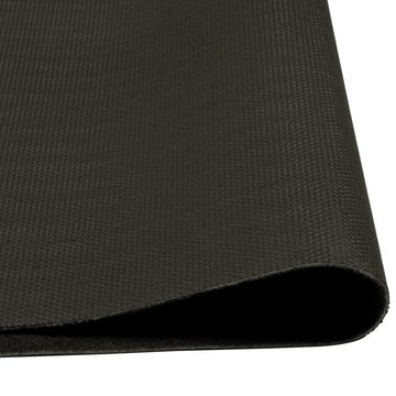Fußmatte Küchenteppich Waschbar Tasse Schwarz 60x300 cm Samt, vidaXL, Rechteckig