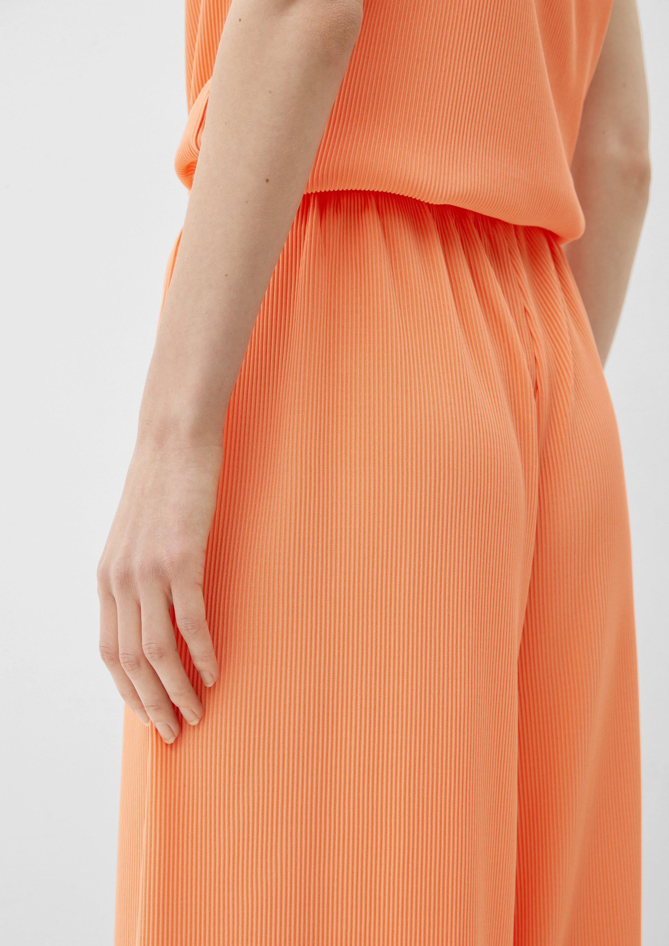 s.Oliver Culotte Hose Culotte mit Plisseéfalten