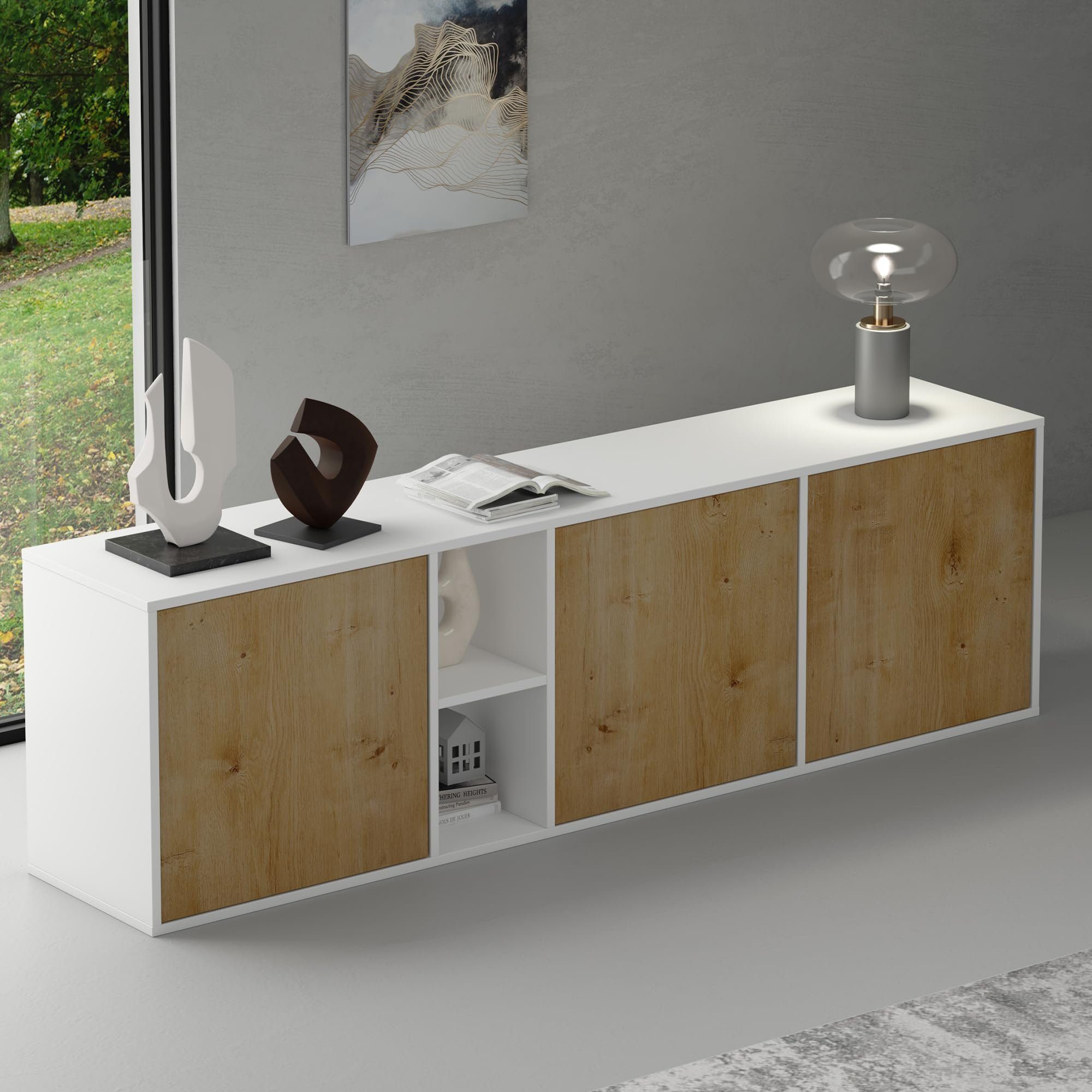 doporro Sideboard Aufbewahrungsschrank Hängend oder Stehend günstig online kaufen