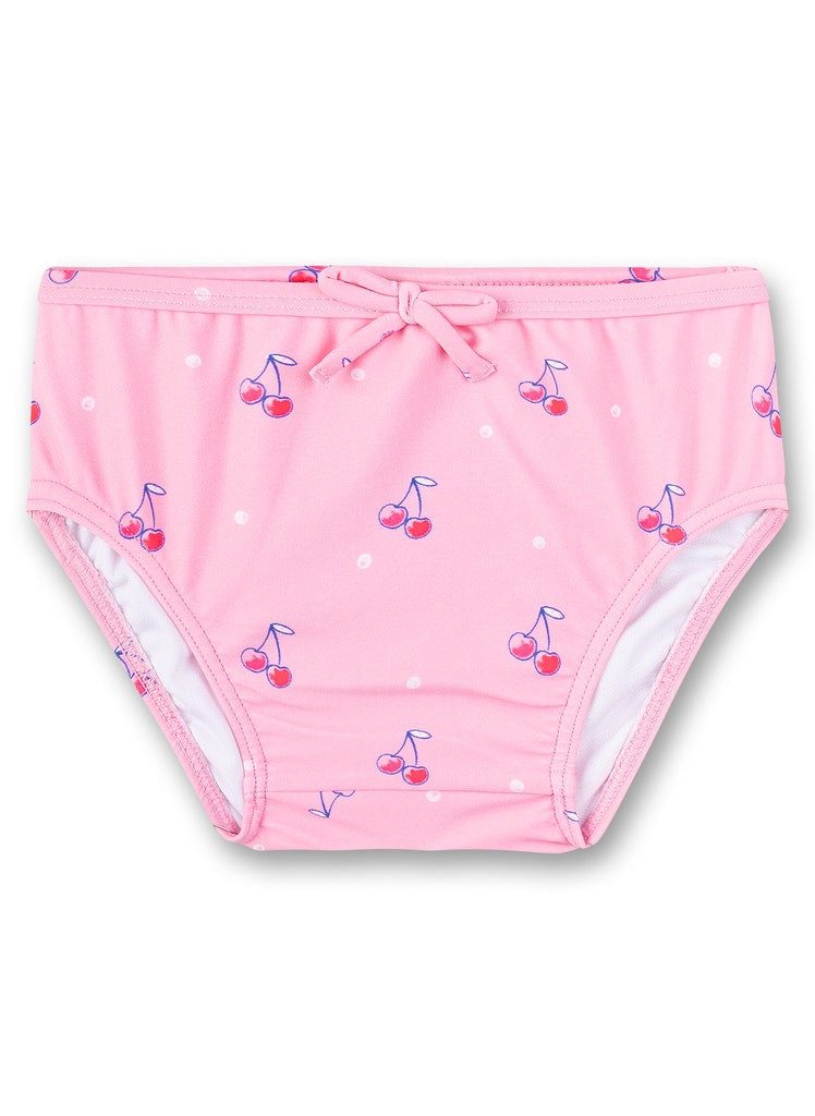 Sanetta Schwimmwindel Baby Schwimmwindel mit Kirschmuster und Schleife in Rosa