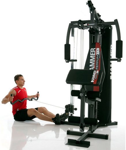 Hammer Kraftstation »FERRUM TX2«, Hochwertige Stahlrohrkonstruktion mit