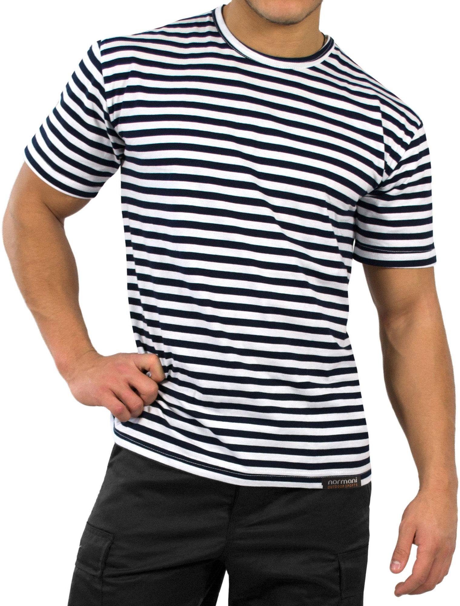 normani Funktionsshirt »Marine T-Shirt Моskau« kurzarm Sommer Gestreiftes  Marine Shirt online kaufen | OTTO