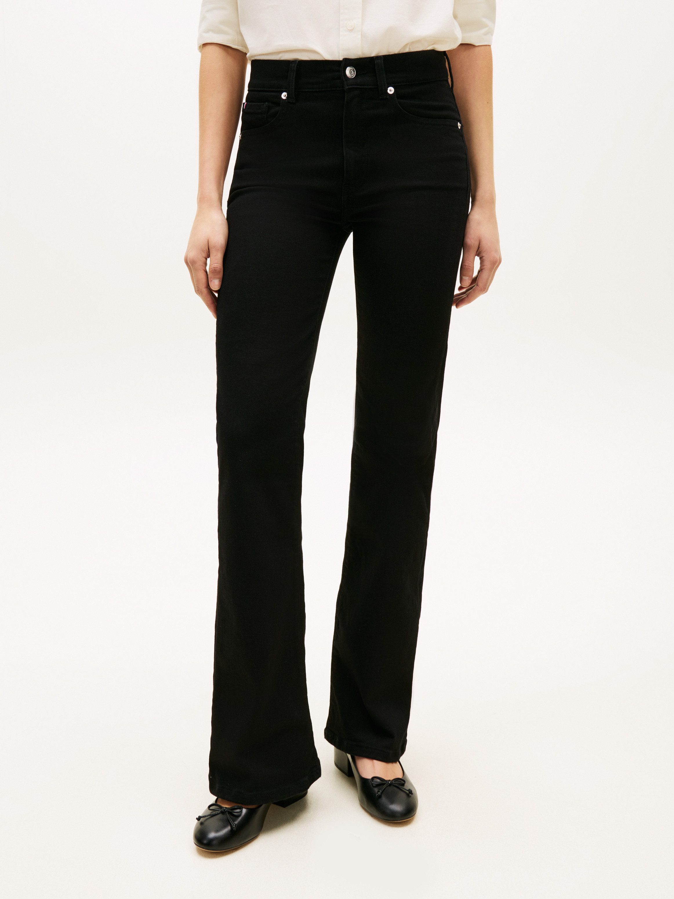 Tommy Hilfiger Bootcut-Jeans FINN FLARE RW Baumwoll-Mix mit Stretch, Mid Rise