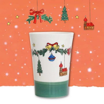 Mila Becher Mila Keramik-Teebecher, Weihnachtszauber, Keramik