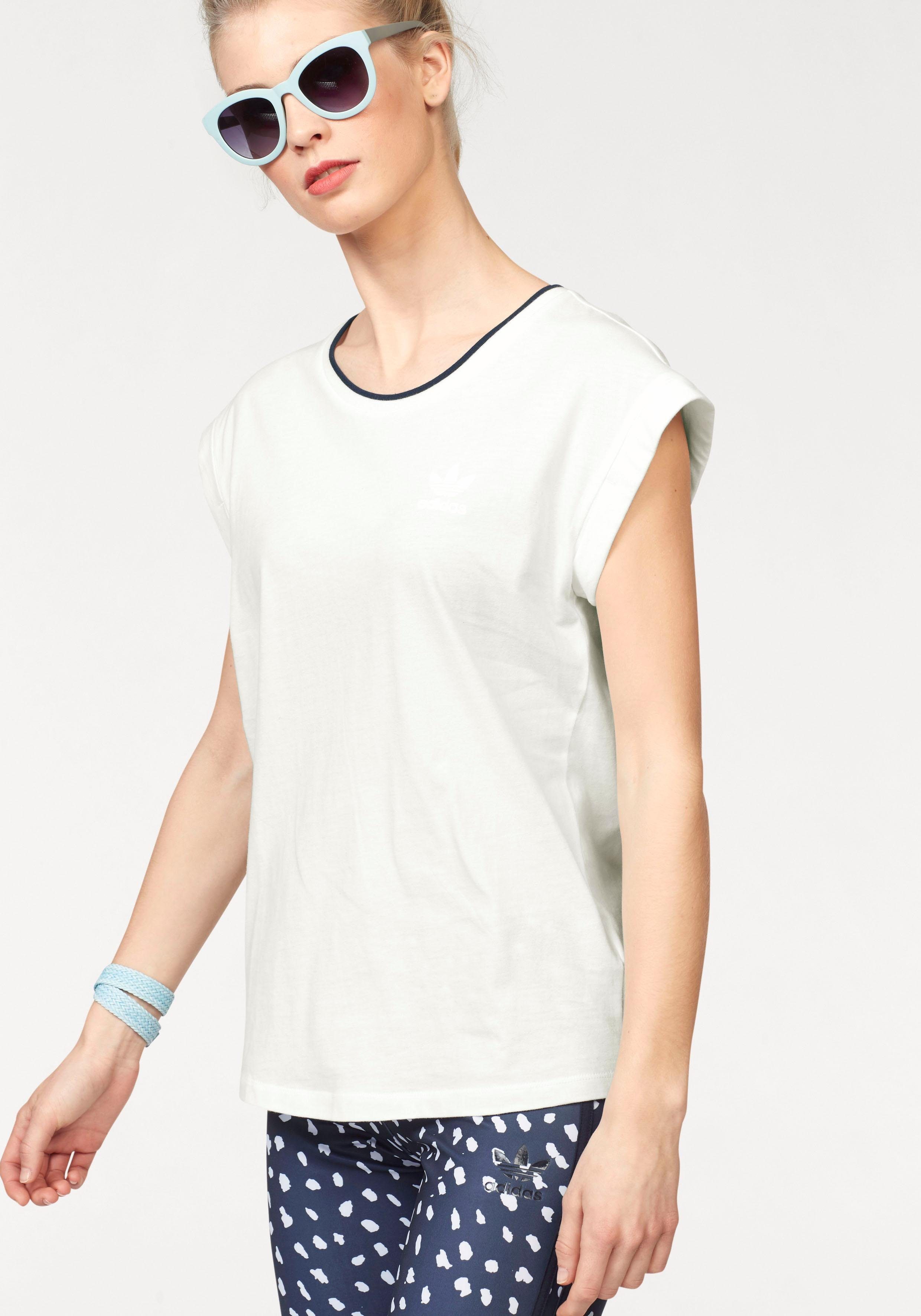 adidas originals t-shirt bf trefoil roll up tee adidas originals t-shirt bf trefoil roll up tee