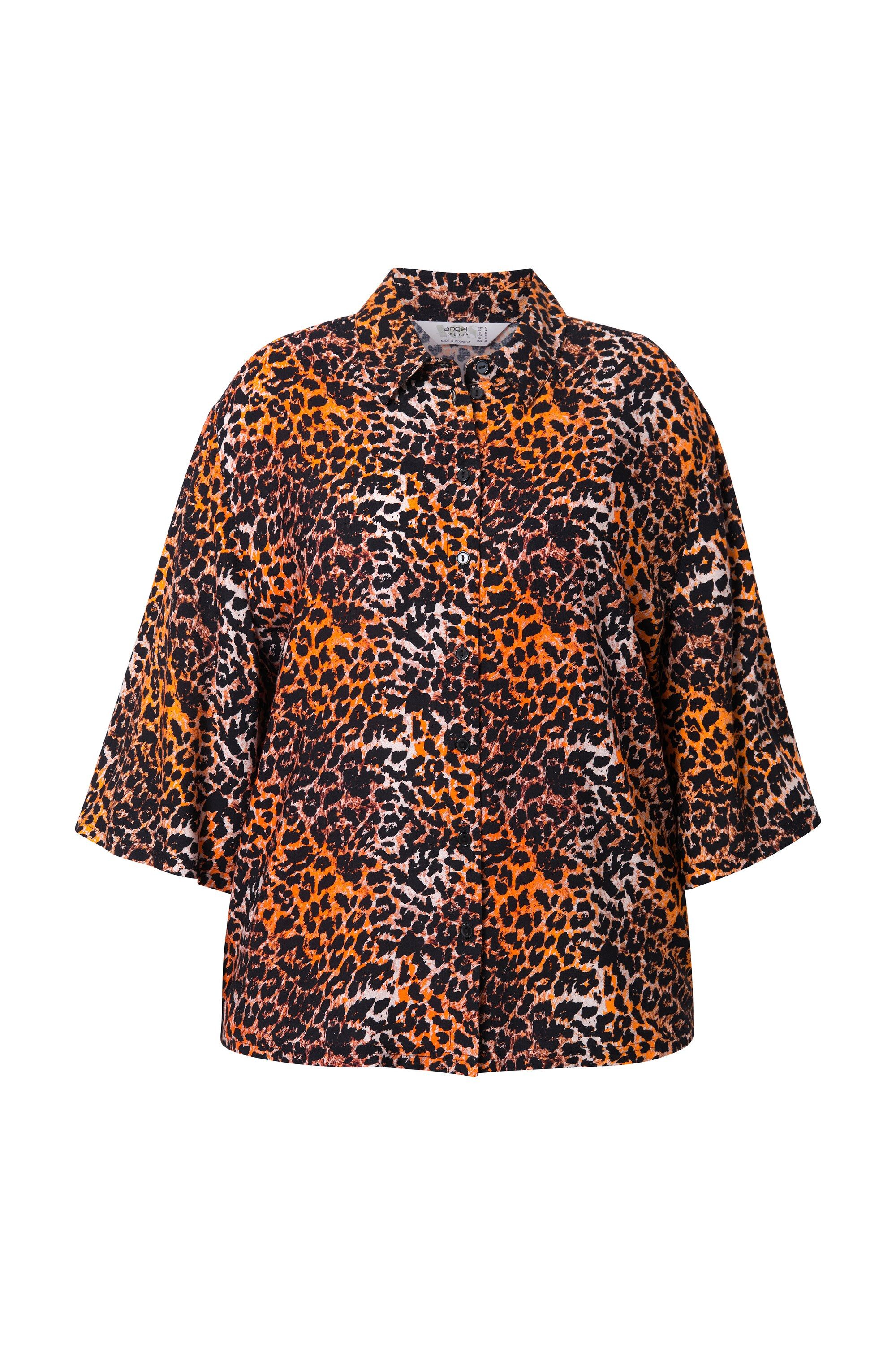 Angel of Style Hemdbluse Bluse Boxy-Fit Leo-Muster günstig online kaufen