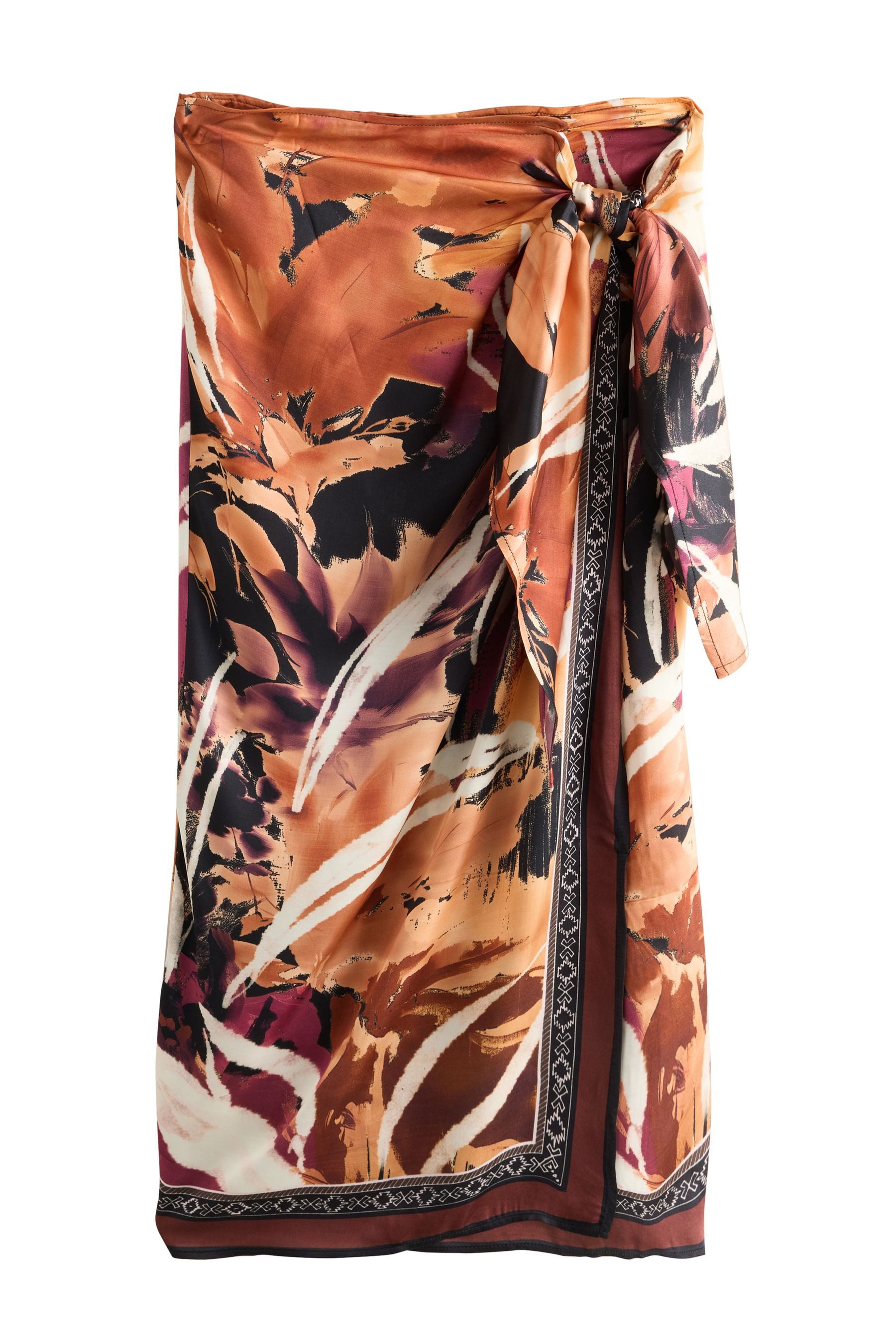Next Sarong Sarong-Rock mit Print zum Binden, Viskose (LENZING™ ECOVERO)