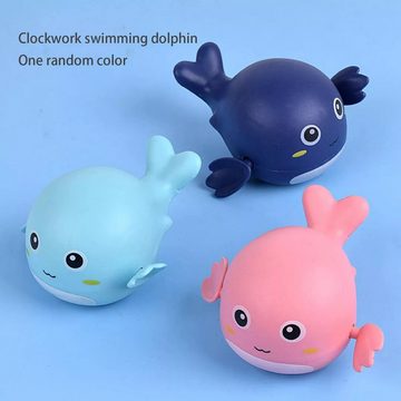 Cbei Badespielzeug Schwimmen Spielzeug Schwimmen Bad für Babys Delphine 3Stück