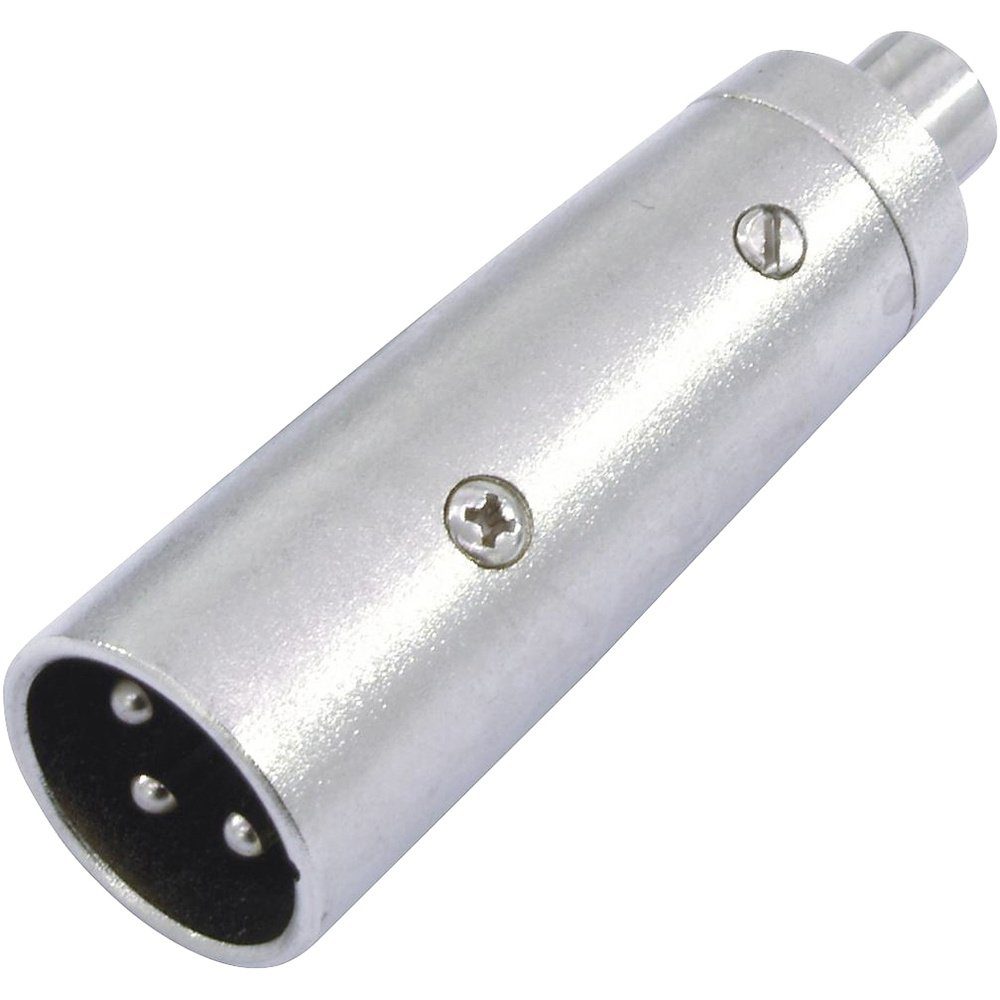 Omnitronic 30226566 XLR Adapter [1x Cinch-Buchse - 1x XLR-Stecker 3 po Audio-Kabel