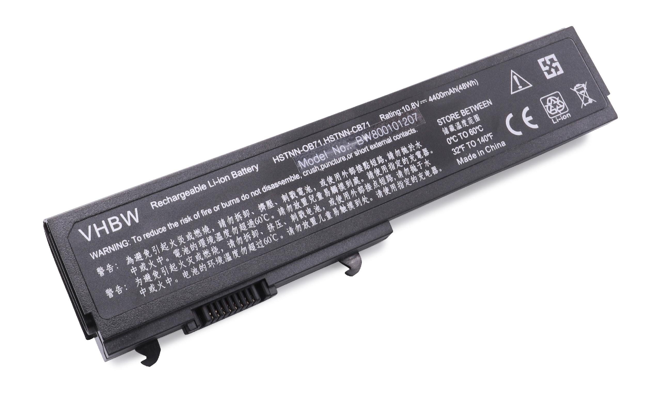 vhbw passend für HP Pavilion dv3540es, dv3540tx, dv3541tx, dv3542tx, Laptop-Akku 4400 mAh | Notebook-Akkus