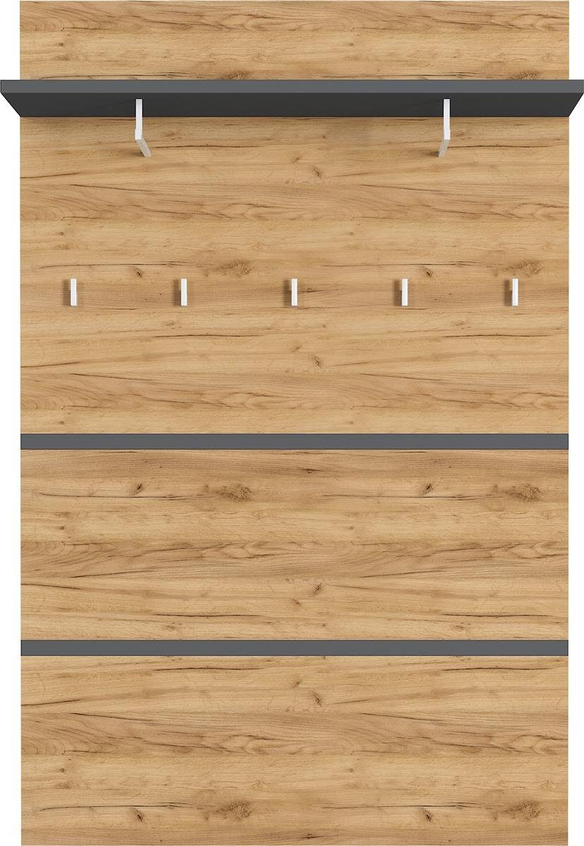 freiraum Garderobenpaneel Lissabon, 96 x 147 x 30 cm (B/H/T)