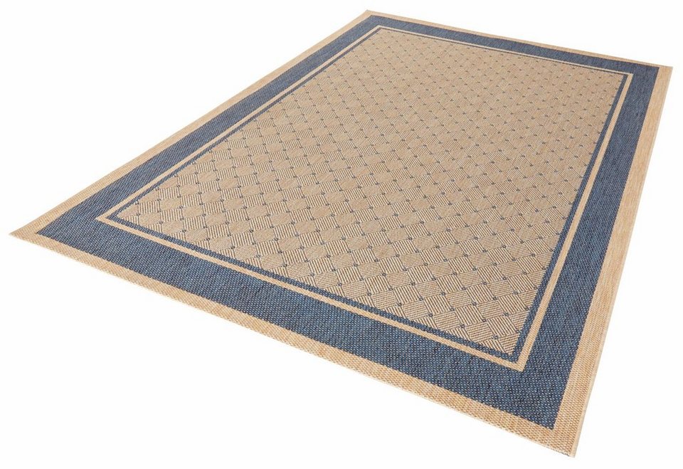 Flachgewebe Teppich Indoor Outdoor-Teppich Sisal Optik Einfach Gemustert Grau