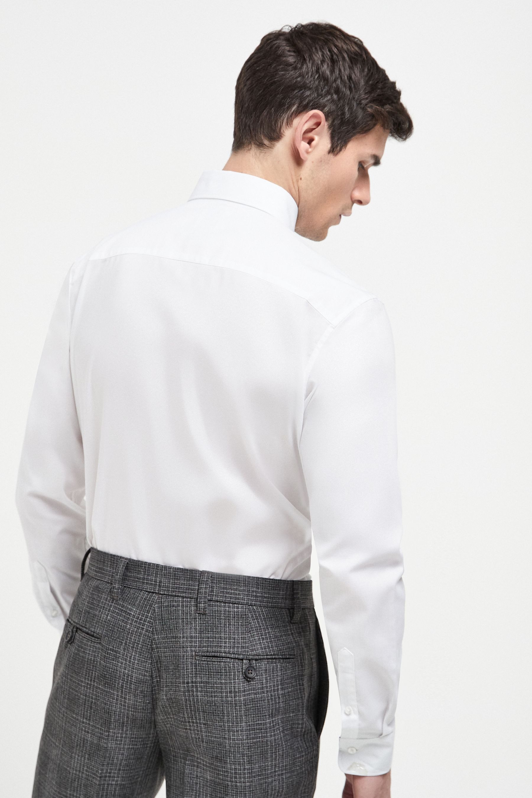 Next Langarmhemd Bügelleichtes Regular Fit Button-down-Oxfordhemd (1-tlg) günstig online kaufen