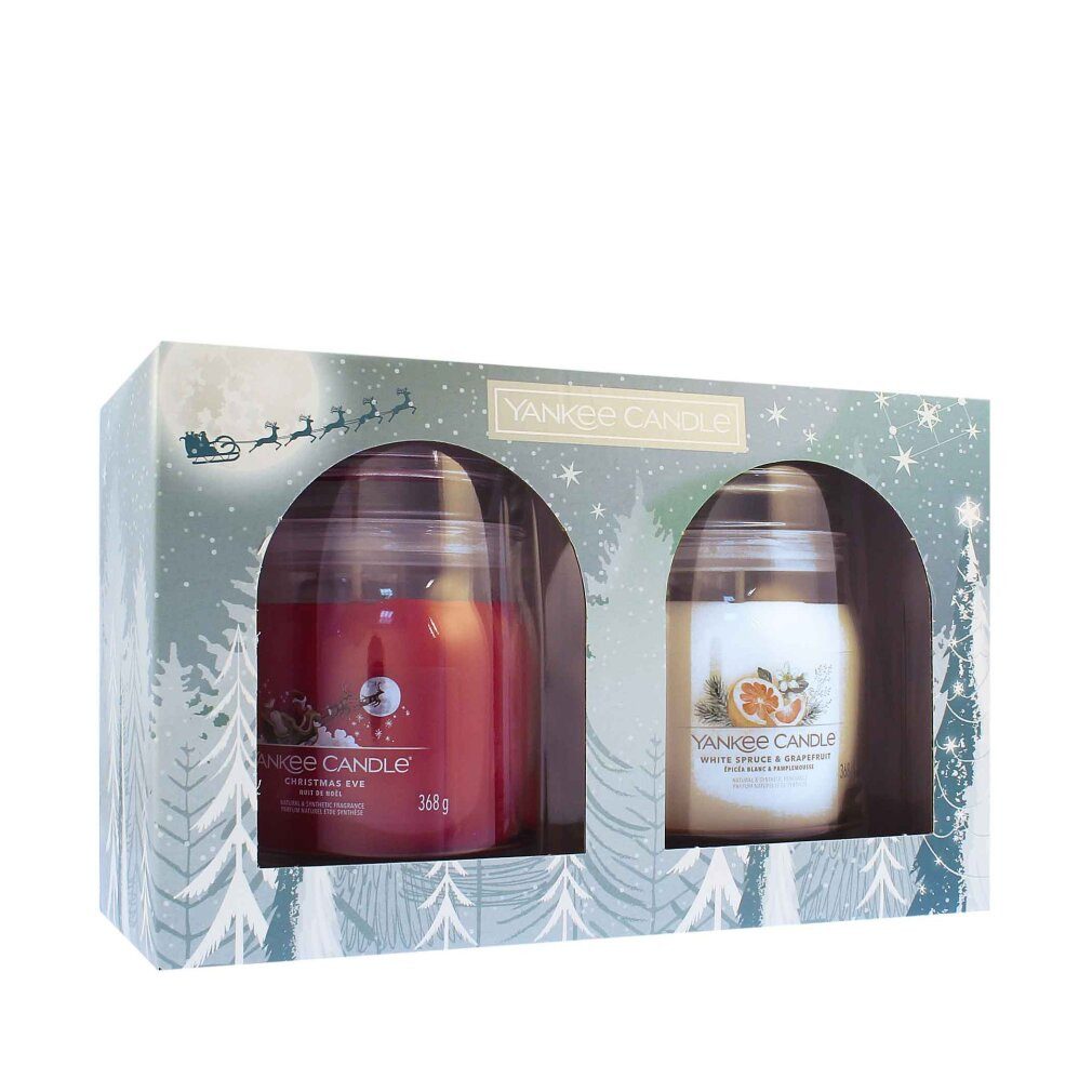 Duftkerze Weihnachtsgeschenk-Set Signaturkerzen 2 Stück