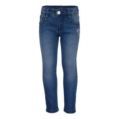 Blue Seven 5-Pocket-Hose Kinder Mädchen Jog-Jeans mit Stickerei - Jeanshose 5-Pocket-Stil