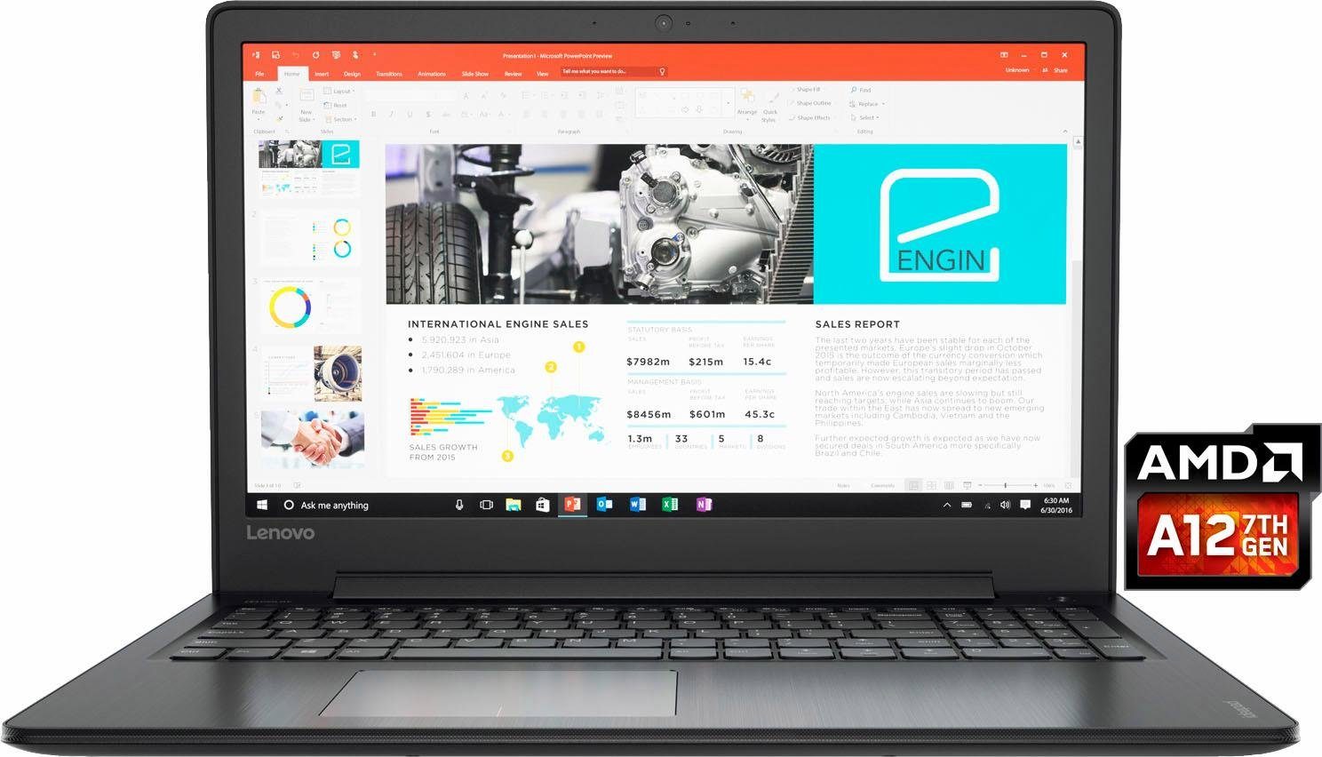 Lenovo Ideapad 31015ABR Notebook, AMD, 39,6 cm (15,6 Zoll), 1000 GB