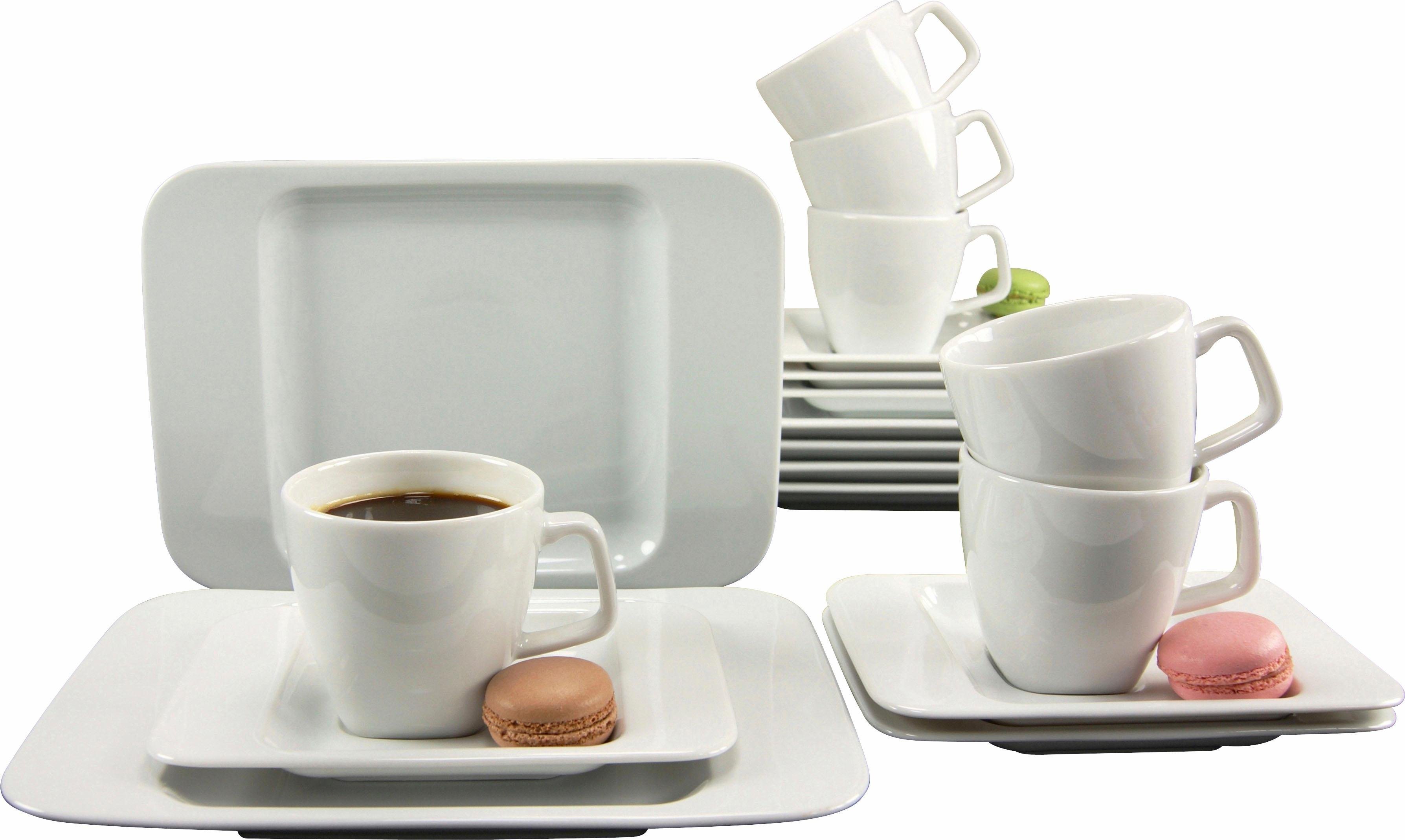 Kaffeeservice »Smart« (18-tlg), Porzellan, Mikrowellengeeignet Kaffeeservice »Smart« (18-tlg), Porzellan, Mikrowellengeeignet