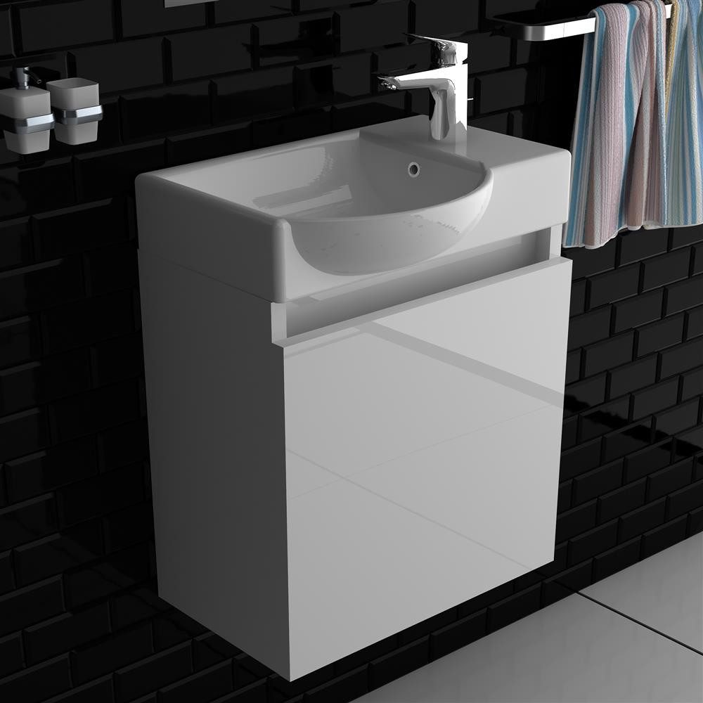 Alpenberger Badmöbel-Set Waschtisch mit Unterschrank in günstig online kaufen