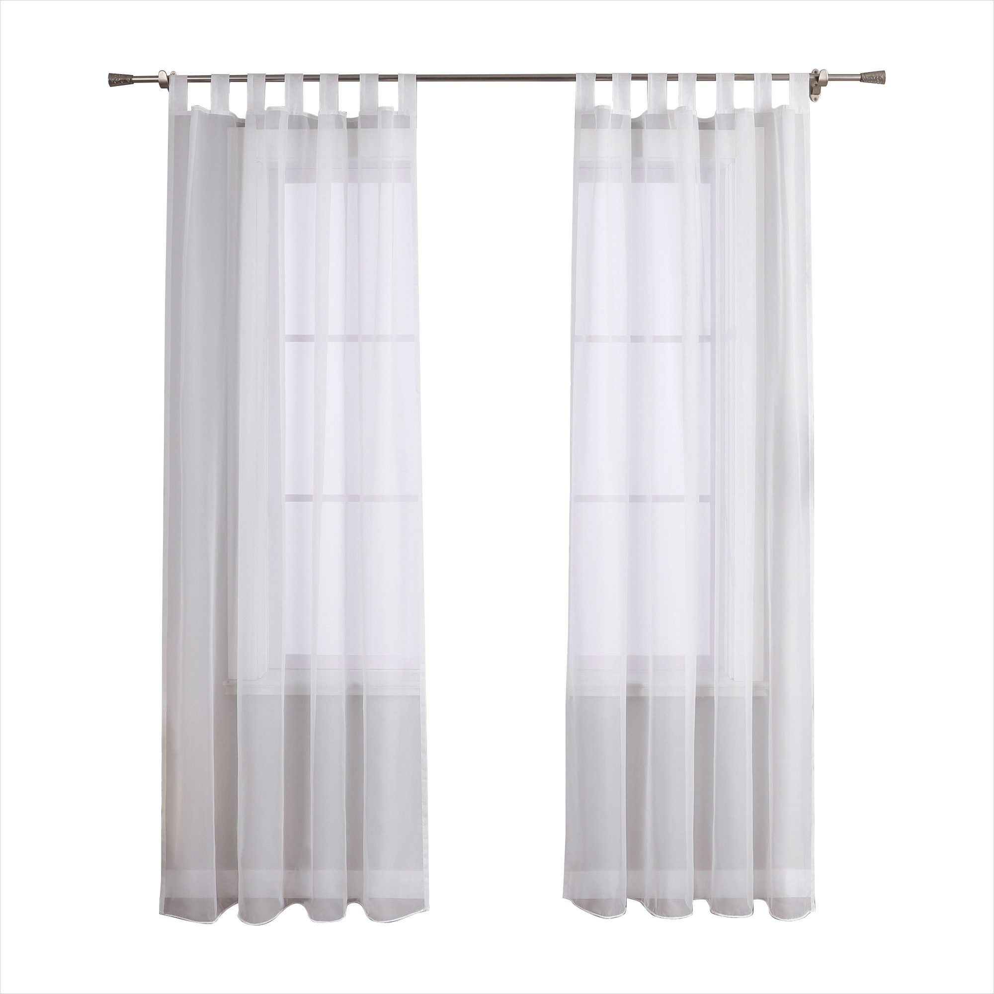 Joyswahl Gardine Julia (1 St), Schlaufen, transparent, Voile, Uni Vorhang D günstig online kaufen