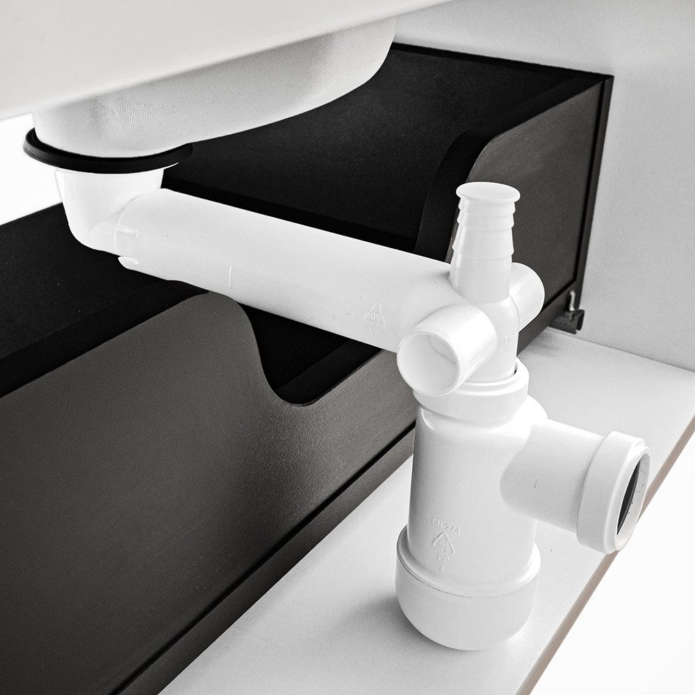 Lomadox Ablaufgarnitur SIPHON-56 Siphon für eingelassene günstig online kaufen