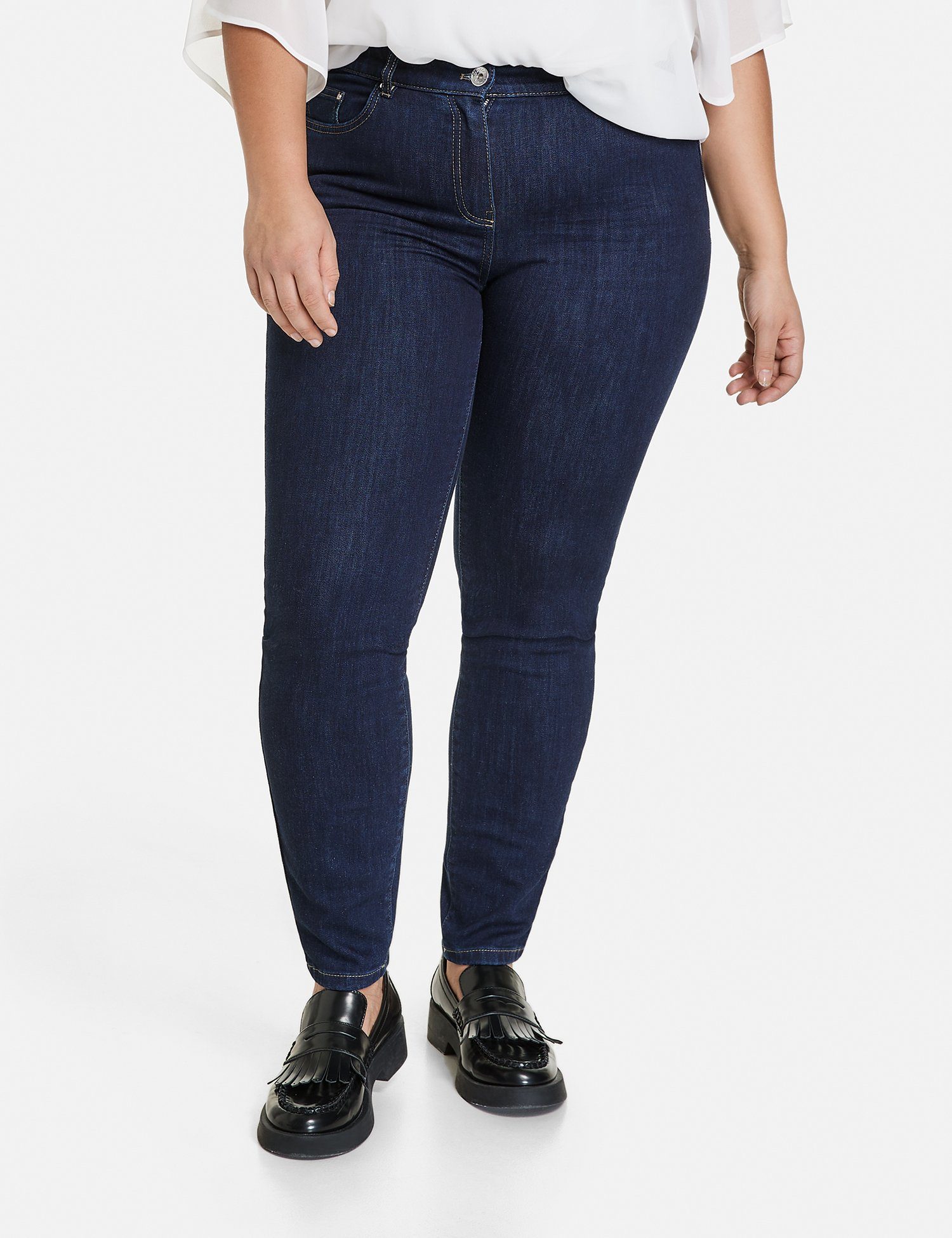 Samoon Stretch-Jeans 5-Pocket Jeans Betty Jeans