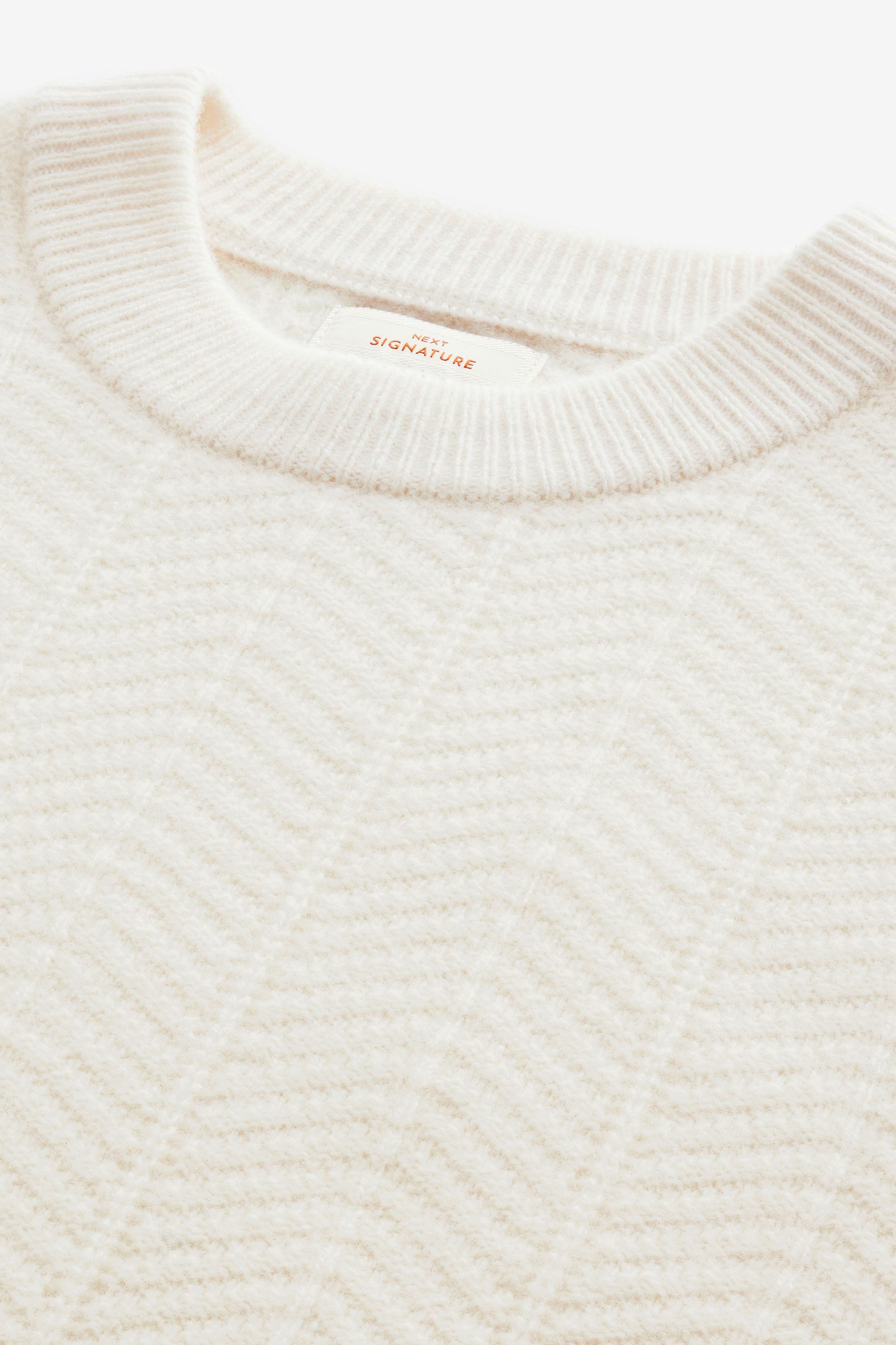 Next Kaschmirpullover Regular Fit Rundhalspullover Lambswool/Kaschmir (1-tlg)