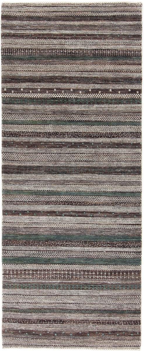 Orientteppich Perser Gabbeh Loribaft Nowbaft 82x203 Handgeknüpfter Moderner, Nain Trading, rechteckig, Höhe: 12 mm