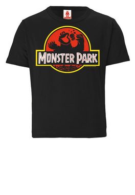 LOGOSHIRT T-Shirt Sesamstrasse Krümelmonster Monster Park mit coolem Print