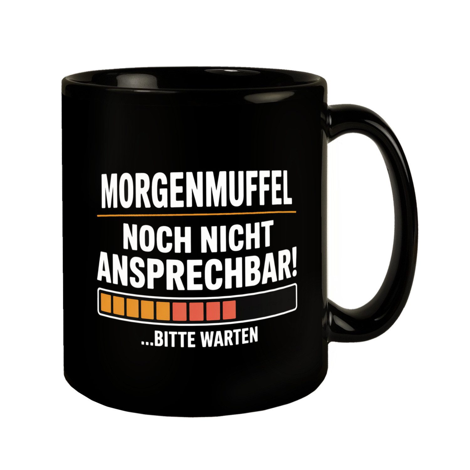 speecheese Tasse Morgenmuffel noch nicht ansprechbar! Kaffeebecher