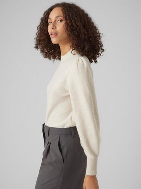 Vero Moda Stehkragenpullover Doffy (1-tlg) Drapiert/gerafft