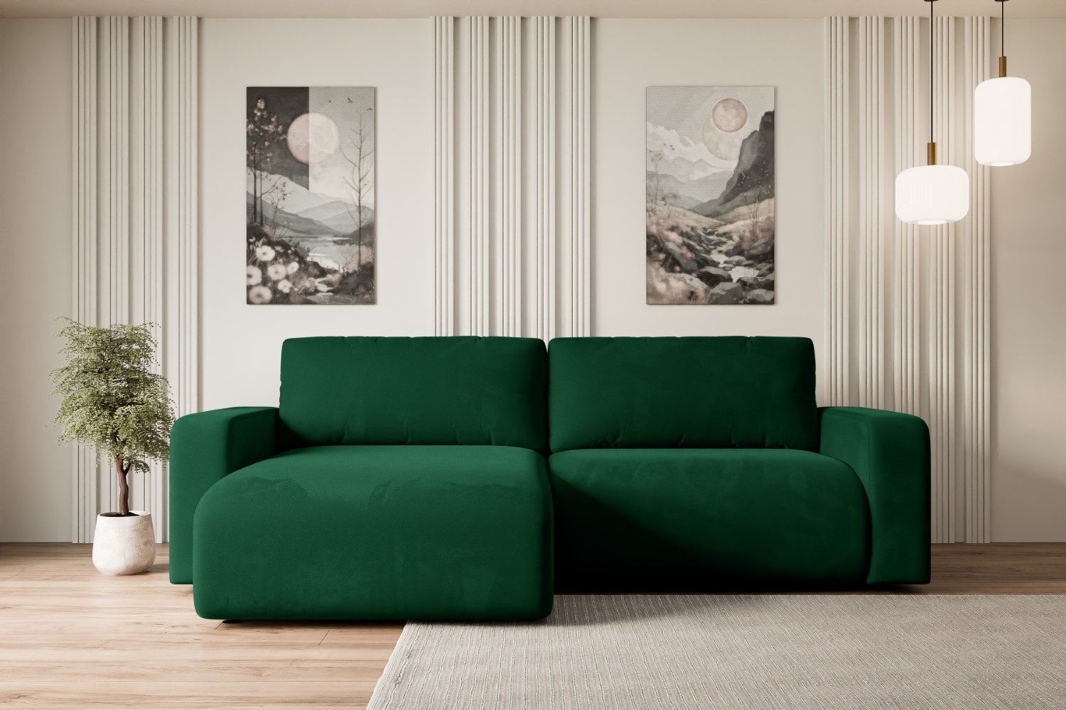 ALTDECOR Ecksofa KLEEA-L, Couch mit Schlaffunktion, günstig online kaufen