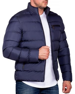 Cipo & Baxx Steppjacke Herren Winterjacke Jacke BA-CM175 (1-St) Elegantes Design mit Logo