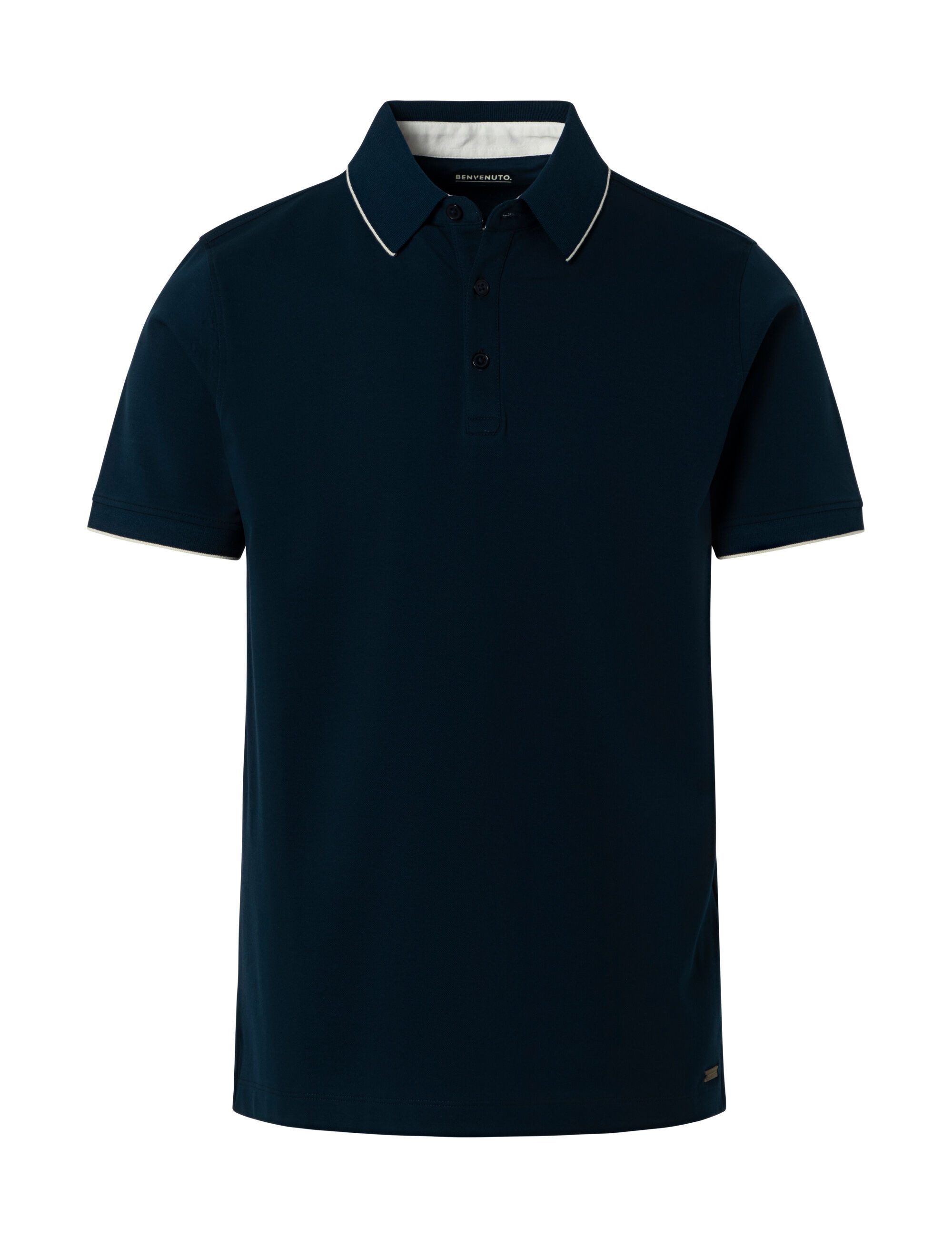 BENVENUTO. Poloshirt ALFREDO (1-tlg) aus hochwertigem Baumwollstretch