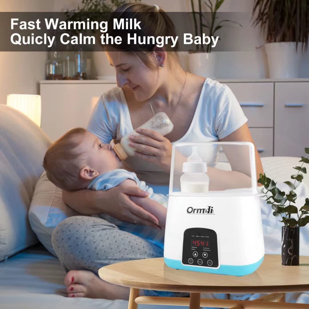 Comfy Mate Laufrad 6-in-1 Doppelte-Flaschen Fläschchenwärmer, Babykostwärmer, Doppelte Flaschen,für Muttermilch und Babynahrung