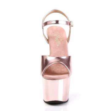 Pleaser Pleaser Sandalette ADORE-709 Rose-Gold Metallic Chrom EU-41 / US-11 High-Heel-Sandalette (2-tlg)
