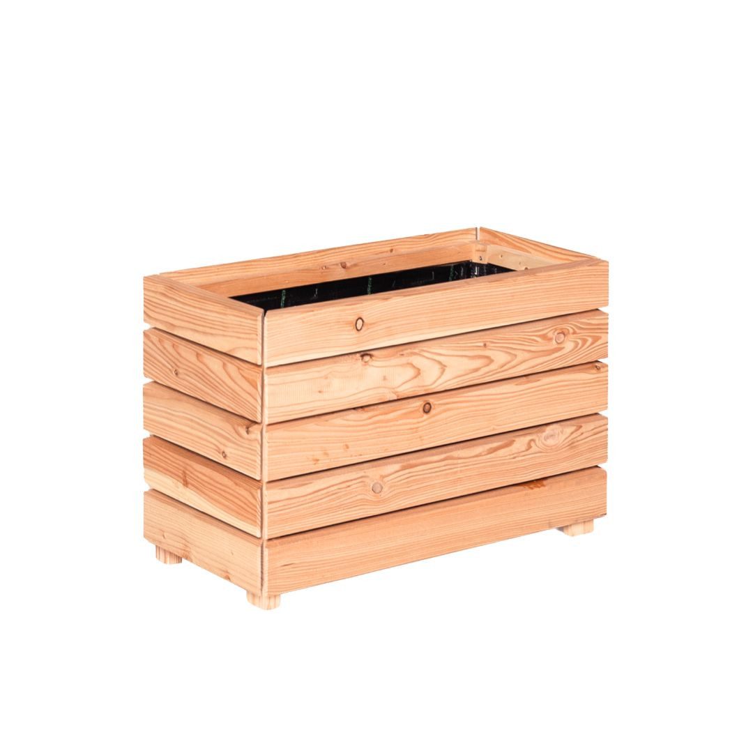Pflanzkübel Modulo aus Lärchenholz, Naturbelassen