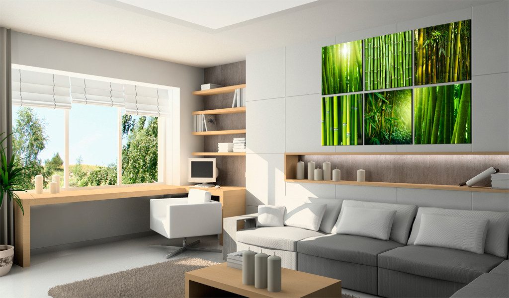 Artgeist Wandbild Bambus hat viele Gesichter