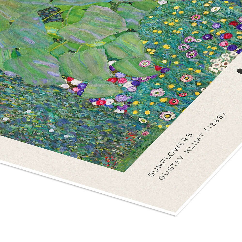 Posterlounge Wandbild Sunflowers, Gustav Klimt, erhältlich als Poster, Leinwandbild, Wandsticker oder Acrylglasbild