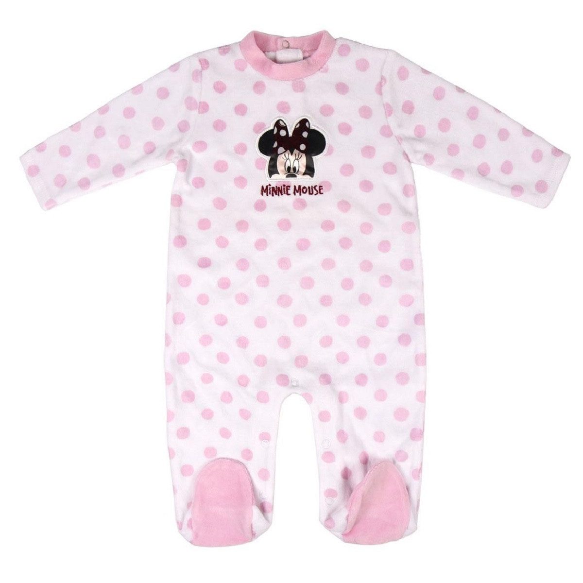 Disney Minnie Mouse Strampler Baby Strampler – Süßer Einteiler für Neugeborene