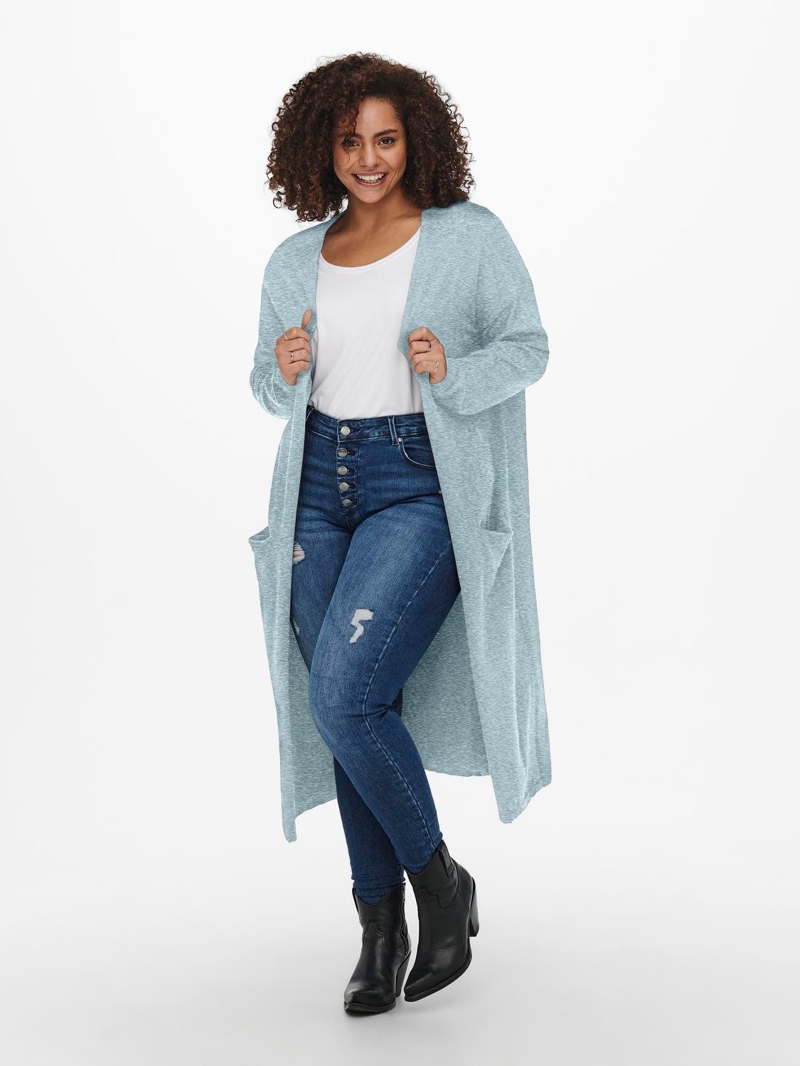 ONLY CARMAKOMA Strickjacke CARNEW ESLY LS günstig online kaufen